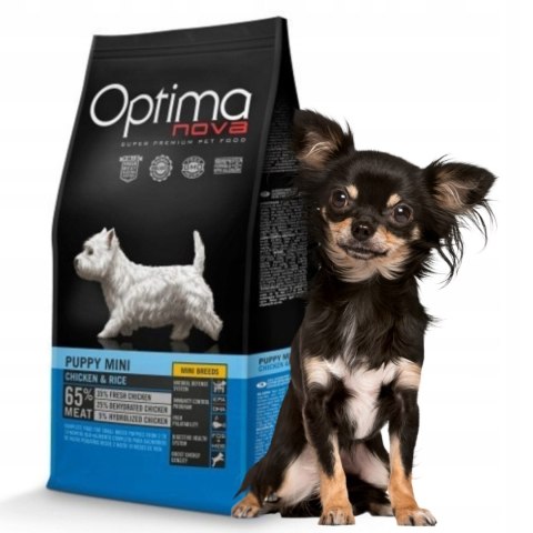 Optimanova Puppy Mini kurczak i ryz 2kg