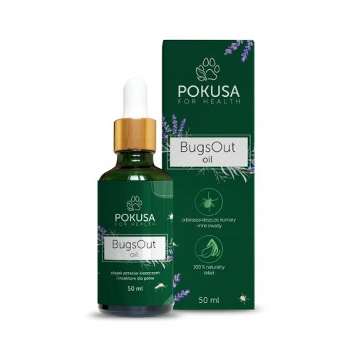 POKUSA BugsOut Oil 50ml Krople przeciw kleszczom