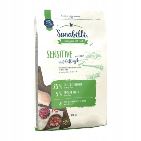 Sanabelle Sensitive kurczak 400g karma dla kota