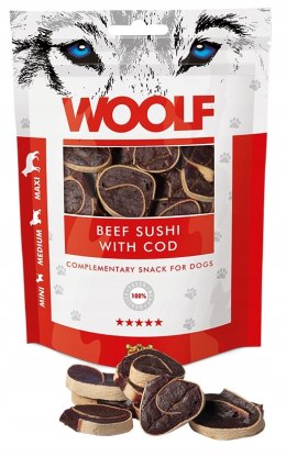 WOOLF BEEF SUSHI WITH COD 100G PRZYSMAKI