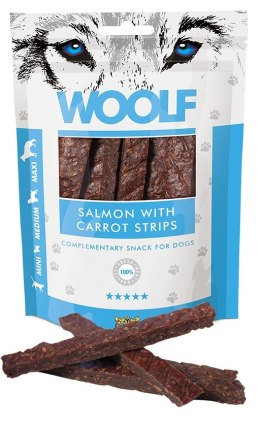 WOOLF SALMON WITH CARROT STRIPS 100G SMACZKI