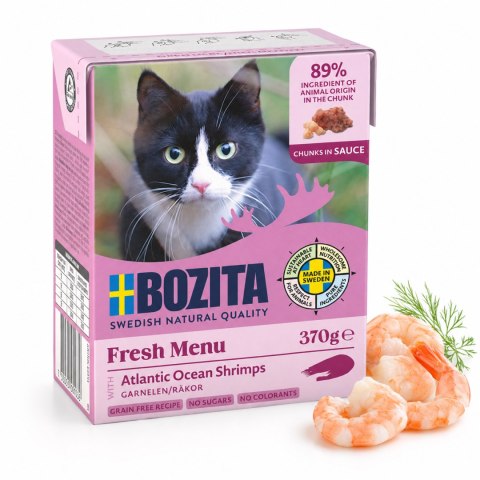 BOZITA Krewetka w Sosie 370g Karma Mokra dla Kota Naturalne Składniki