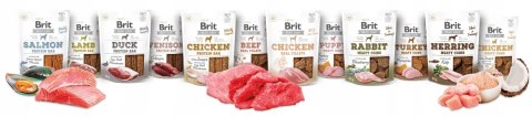 Brit Jerky Venison Dziczyzna 80g przysmaki dla psa