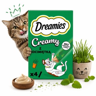 DREAMIES CREAMY KOCIMIĘTKA 4X10G
