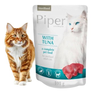 Dolina Noteci PIPER CAT STERILISED Tuńczyk 100 g dla kota sterylizowanego