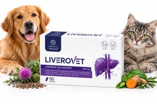 HIPPOVET PHARMACY LIVEROVET 50 KAPSUŁEK - wsparcie wątroby