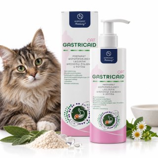 HippoVet Pharmacy GastricAid Cat 250 ml - wsparcie żołądka i jelit kota