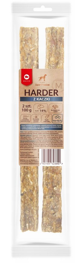 MACED PREMIUM PRZYSMAK DLA PSA - HARDER Z KACZKI - ROZMIAR M 2 szt. 100g