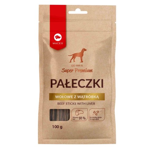 MACED SP PAŁECZKI WOŁOWE Z WĄTRÓBKĄ 100 G