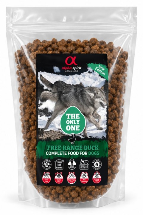 Na wagę Alpha Spirit Free Range Duck 1kg Kaczka