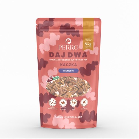 PERRO Daj Dwa 3x85g Królik Konina Kaczka Przysmaki Treningowe dla Psa