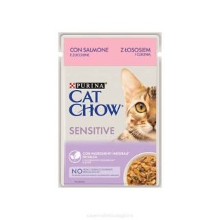 PURINA CAT CHOW Łosoś i Fasolka saszetka 85g