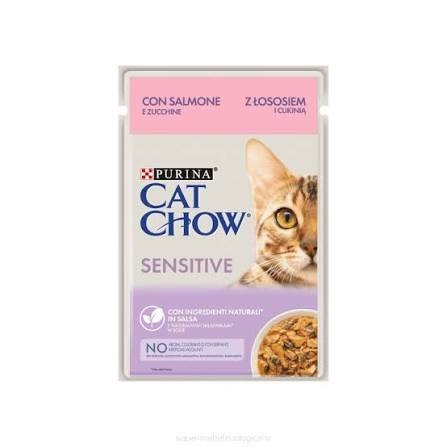 PURINA CAT CHOW Łosoś i Fasolka saszetka 85g