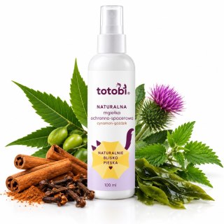Totobi Mgiełka ochronno-spacerowa MINI filtry UV, trawa cytrynowa, dla psa