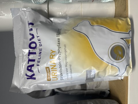 Uszkodzona - KATTOVIT DIETA URINARY SUCHA KARMA KURCZAK 1250 g DLA KOTÓW