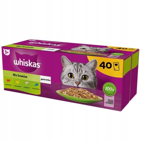 Whiskas 4 boxy MIX SMAKÓW AROMATIC