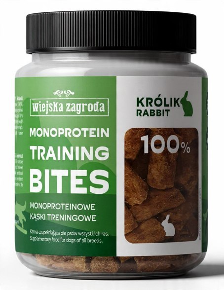 Wiejska Zagroda Treningowa Królik kąski monoproteinowe 4X150 g