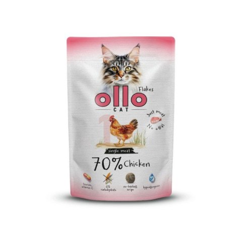 Zestaw OLLO CAT - Kurczak 12x85g Nr 1 - MOKRA KARMA DLA KOTA