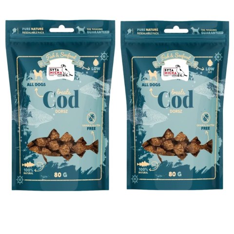Zestaw Syta Micha Fish & SeaFood Cod Dorsz 2x80g