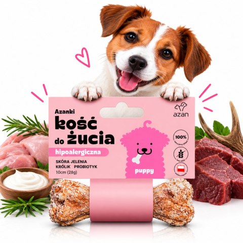 AZANKI kości do żucia dla małych szczeniąt 4x10cm MINIATURKA PUPPY