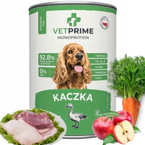 BRIT PATE MEAT DUCK VETPRIME MONO KACZKA 6X400 PAKIET PRÓBNY