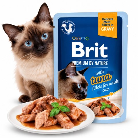 Brit Premium Cat Tuna fillets in gravy 85g tuńczyk