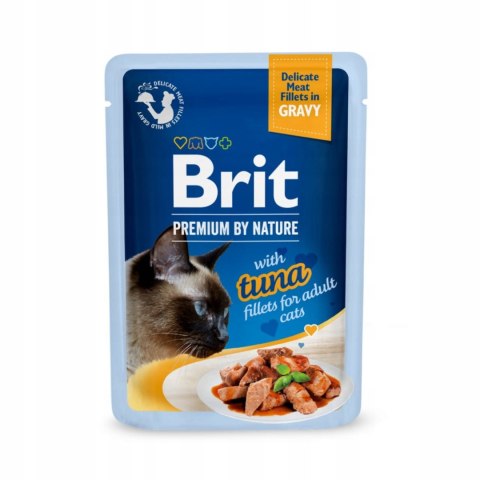 Brit Premium Cat Tuna fillets in gravy 85g tuńczyk