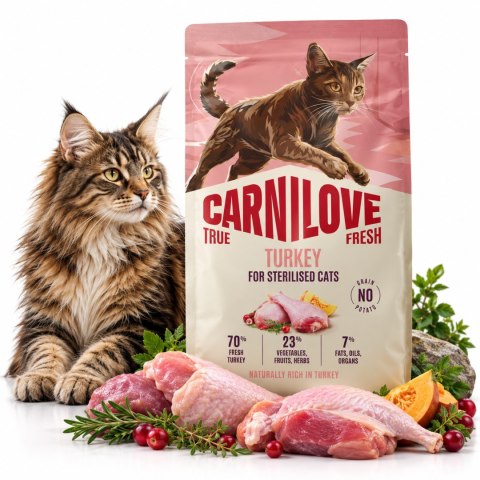 Carnilove TRUE FRESH dla Kotów Sterylizowanych - Zestaw 4 Smaków