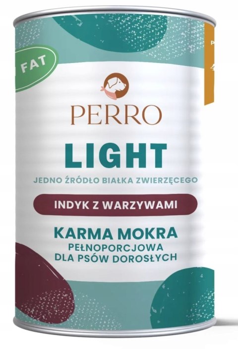 KARMA HYPOALERGICZNA MONOBIAŁKOWA PERRO VETPRIME INDYK 6x400