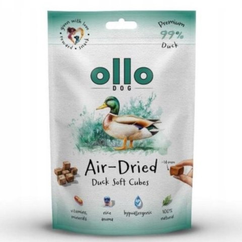 Ollo AIR-DRIED SOFT DUCK CUBES 80g przysmak dla psa