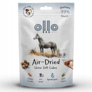 Ollo AIR-DRIED SOFT HORSE CUBES 80g przysmak dla psa hypoalergiczna konina