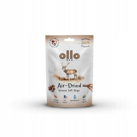 Ollo Air-Dried Strips Przysmak dla Psa- Jeleń 80g