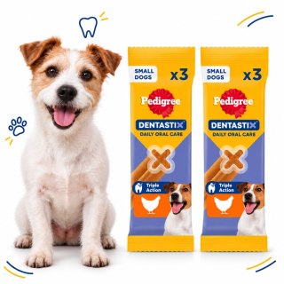 PEDIGREE DentaStix przysmaki dentystyczne dla psa małe rasy 2X3szt