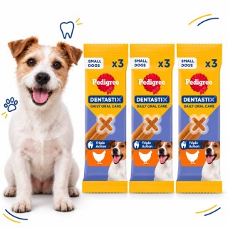 PEDIGREE DentaStix przysmaki dentystyczne dla psa małe rasy 3X3szt