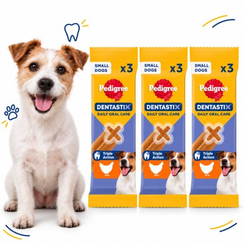 PEDIGREE DentaStix przysmaki dentystyczne dla psa małe rasy 3X3szt