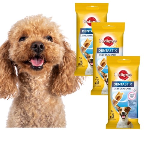 PEDIGREE DentaStix przysmaki dentystyczne dla psa małe rasy 3X3szt