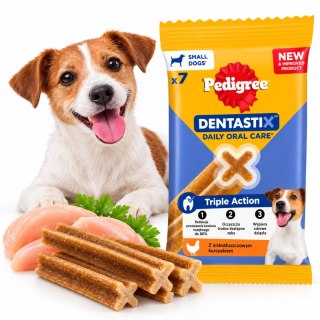 PEDIGREE DentaStix przysmaki dentystyczne dla psa małe rasy 7szt 110g