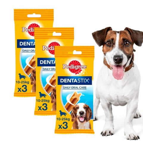 PEDIGREE DentaStix przysmaki dentystyczne średnie rasy 3X3szt
