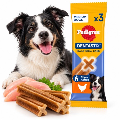PEDIGREE DentaStix przysmaki dentystyczne średnie rasy 3szt