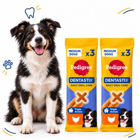 PEDIGREE DentaStix przysmaki dentystyczne średnie rasy 6szt