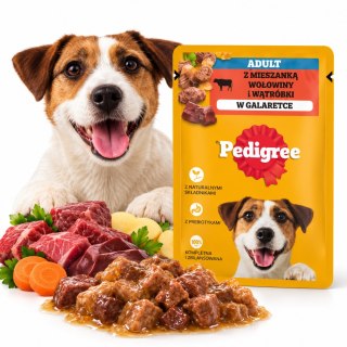 Pedigree Adult saszetka karma mokra wołowina 100g w galaretce