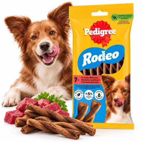 Pedigree przysmak dla psa Rodeo gryzaki 123g wołowina