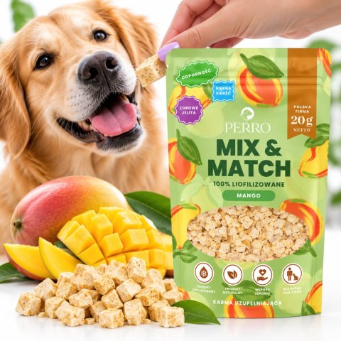 Perro Mix & Match Przysmak dla Psa Liofilizowane Mango 20g