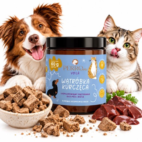 Perro Voila Liofilizowana Wątróbka Kurza 60g
