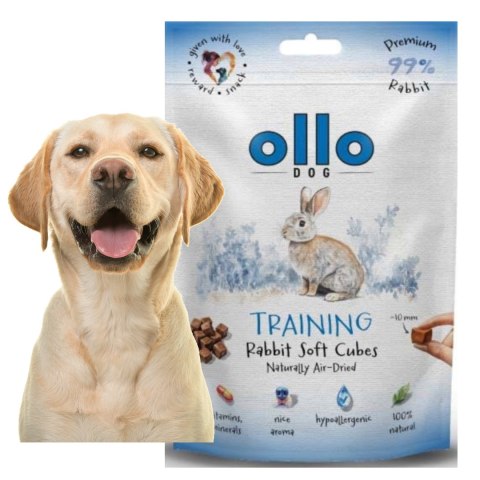 Przysmaki Ollo Rabbit TRAINING SOFT 80 g KRÓLIK półmiękkie przysmaki z królika