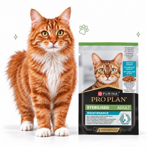 Purina Pro Plan Sterilised z rybą oceaniczną w galarecie saszetka 85g
