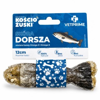 VETPRIME KOŚCIOŻUJKI Rybka Skóra Dorsz 12 cm