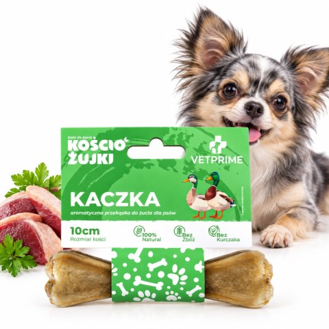 VETPRIME KościoŻujki MIX 3x10cm 105g Gryzaki Kości dla Psa Kaczka Królik Owca