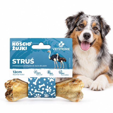 VETPRIME KościoŻujki MIX 4 Smaki Kość Gryzak dla Psa 12cm 55g Naturalny