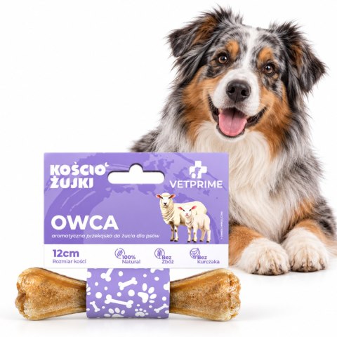 VETPRIME KościoŻujki MIX 4 Smaki Kość Gryzak dla Psa 12cm 55g Naturalny